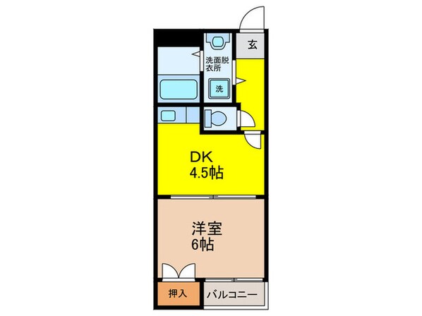 ＮＹＫ針中野の物件間取画像